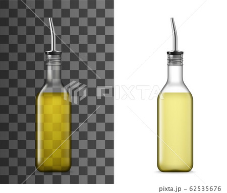 Glass bottles with pourer or drizzle spout Glass bottles with pourer or drizzle spout 62535676