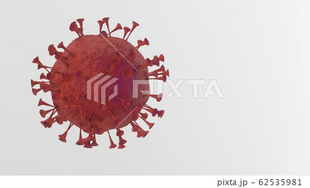 3D Rendering of red contagious HIV AIDS, Flur or Coronavirus isolated 3d render 3D Rendering of red contagious HIV AIDS, Flur or Coronavirus isolated 3d render 62535981