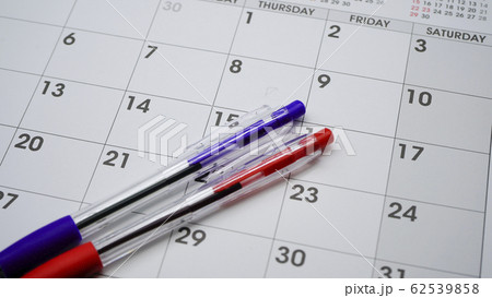 カレンダー　年度末 62539858