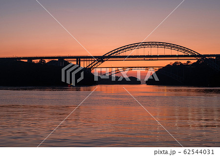 西海橋の夜明け 西海橋の夜明け 62544031