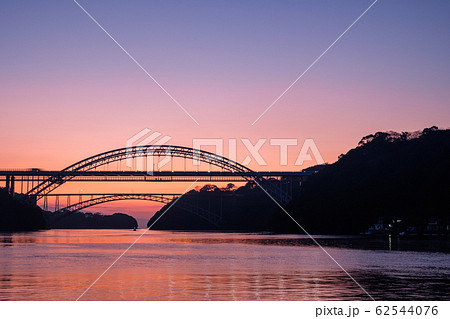 西海橋の夜明け 西海橋の夜明け 62544076
