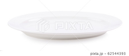 empty white plate on white background empty white plate on white background 62544393