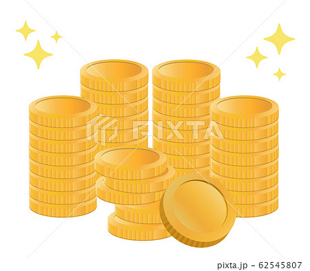 金貨 コイン 金 キラキラ 投資のイメージのイラスト素材 金貨 コイン 金 キラキラ 投資のイメージのイラスト素材