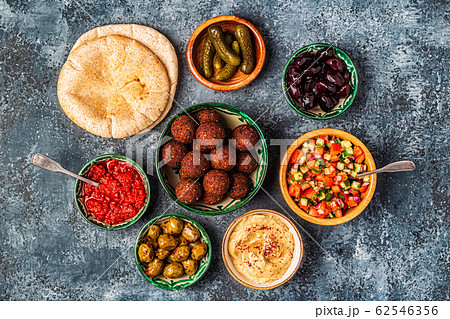 Falafel - traditional dish of Israeli and Middle Falafel - traditional dish of Israeli and Middle 62546356