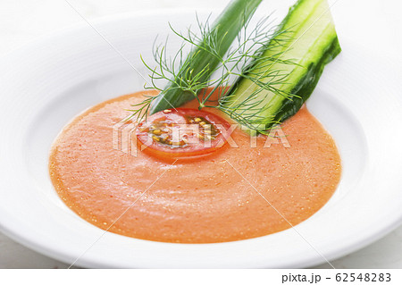 gazpacho - vegetable soup made of tomato and 62548283