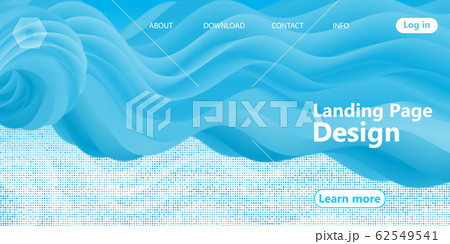 Fluid flow. Landing page. Liquid background.Vector Fluid flow. Landing page. Liquid background.Vector 62549541
