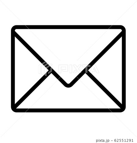 Vector simple icon of envelop. Modern concept Vector simple icon of envelop. Modern concept 62551291