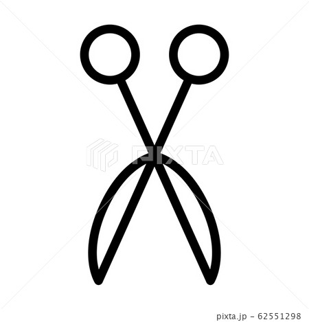 Vector simple icon of scissors. Modern concept Vector simple icon of scissors. Modern concept 62551298