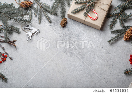 Zero waste Christmas concept. Natural Chirsmas decoration and Hand crafted gifts without plastic 62551652
