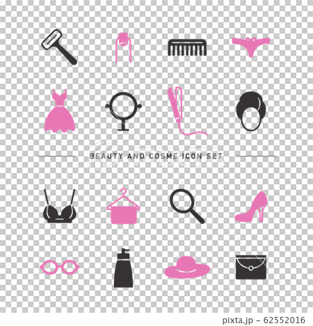 BEAUTY AND COSME ICON SET 62552016