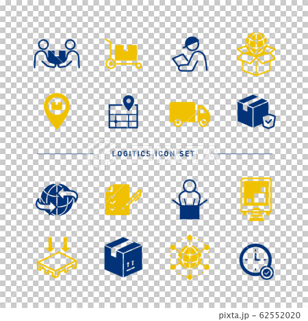LOGISTICS ICON SET 62552020