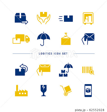 LOGISTICS ICON SET 62552028