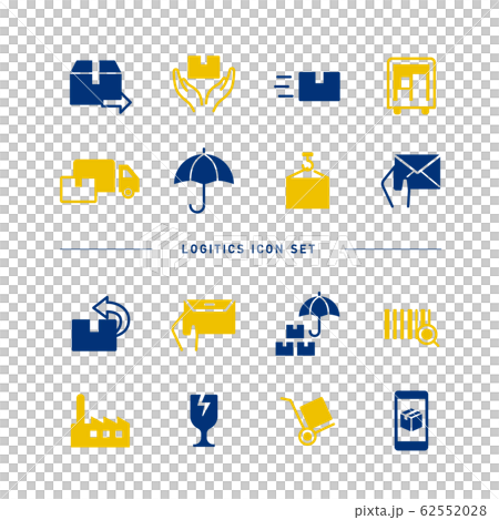 LOGISTICS ICON SET 62552028