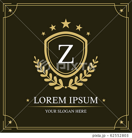 Luxury logo template, Initial letter type Z, vector illustration 62552803