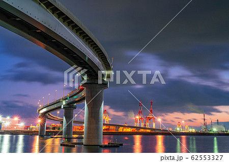 四日市の夜景 いなばポートライン 【三重県】 四日市の夜景 いなばポートライン 【三重県】 62553327