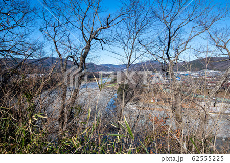 鉢形城跡　荒川方面　鉢形城公園　冬景色 62555225