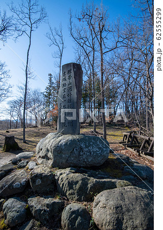 鉢形城跡　田山花袋碑　鉢形城公園　冬景色 62555299