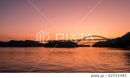 西海橋の夜明け 西海橋の夜明け 62555485