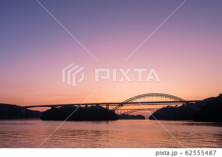 西海橋の夜明け 62555487