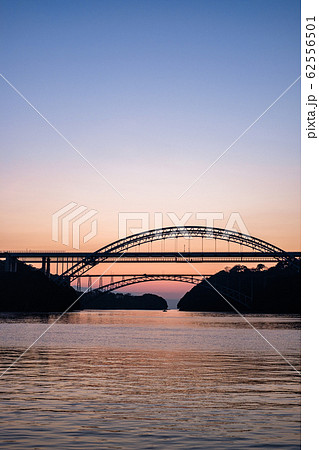 西海橋の夜明け 西海橋の夜明け 62556501