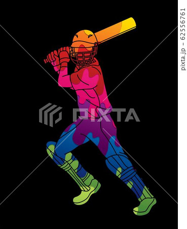 Cricket player action cartoon sport graphic vector Cricket player action cartoon sport graphic vector 62556761