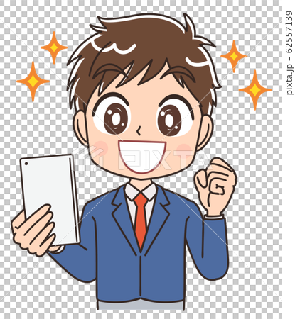 高校生のイラスト 男子 男 中学生 ブレザー マンガ アニメのイラスト素材