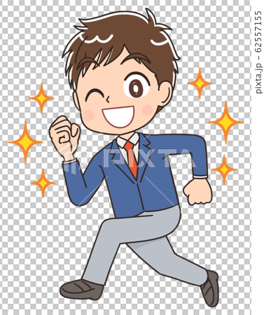 高校生のイラスト 男子 男 中学生 ブレザー マンガ アニメのイラスト素材