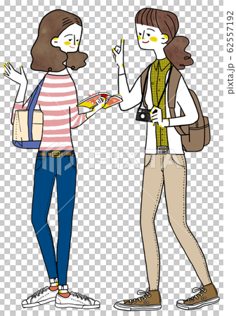 Travel guide female friend 62557192