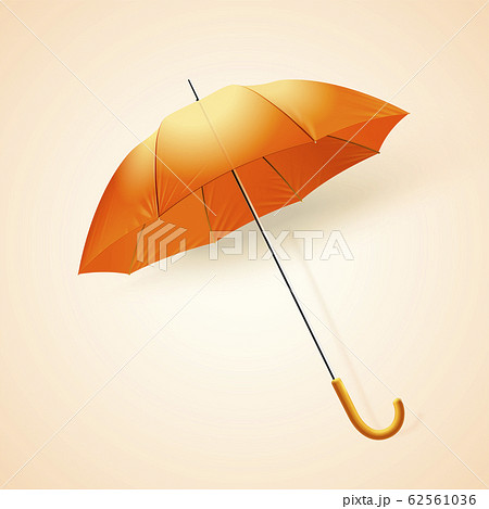 Blank orange umbrella Blank orange umbrella 62561036