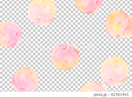 Peach watercolor background material 62561441