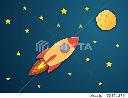 Rocket launch to the Moon. 62561876