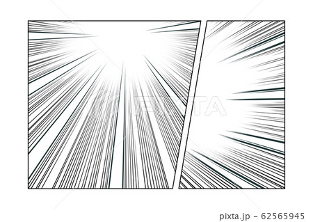 Manga radial speed lines set 62565945