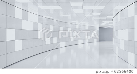 abstract white futuristic modern underground hallway hall 3d render illustration abstract white futuristic modern underground hallway hall 3d render illustration 62566400
