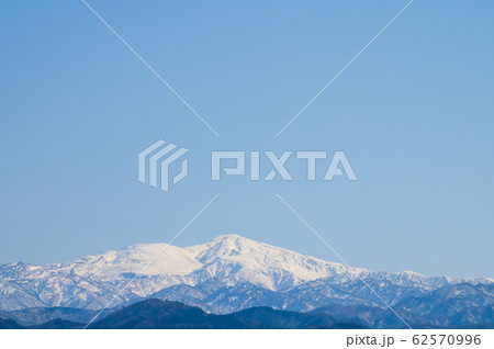 霊峰白山　白山　石川県能美市から／2020年2月21日撮影 62570996