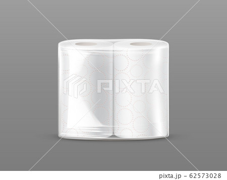 Paper towel pack mockup with wrapping. Paper towel pack mockup with wrapping. 62573028