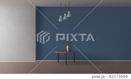 Empty room elegant interior realistic mockup Empty room elegant interior realistic mockup 62573099