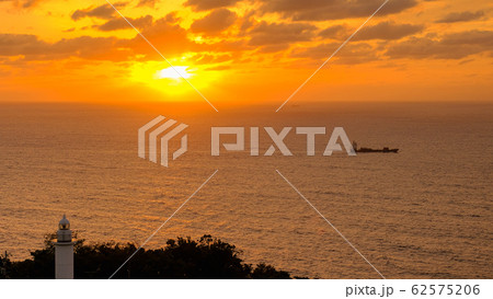 越前岬の夕暮れ 62575206