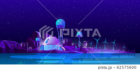 Green eco city, alternative clean energy, ecology 62575600