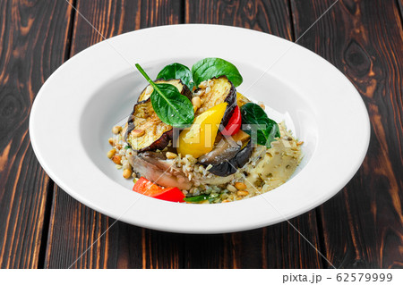 Roasted aubergine with bell pepper Roasted aubergine with bell pepper 62579999