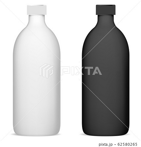 Shampoo bottle set mockup. Cosmetic package blank 62580265