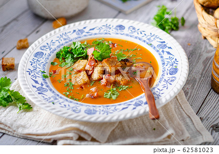 Delicious goulash soup 62581023