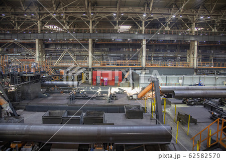 Industrial workshop of a gas pipe factory 62582570