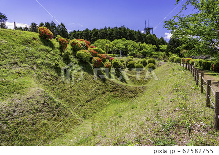 【静岡県】畝堀（うねぼり）が美しい、初夏の山中城址公園 62582755