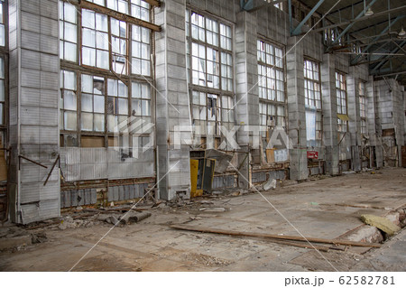 Abandoned workshop of the aircraft factory. Moscow 62582781