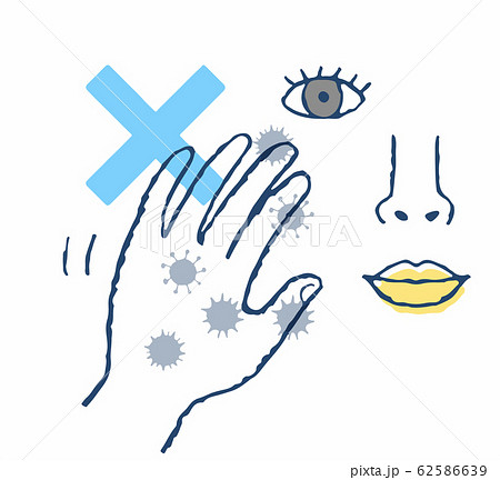 手のばい菌　感染症 62586639