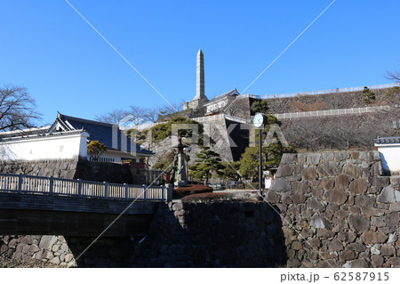 ■ 甲府城 ■ 舞鶴城公園 ■ 快晴 ■ 山梨県 ■ 冬 62587915