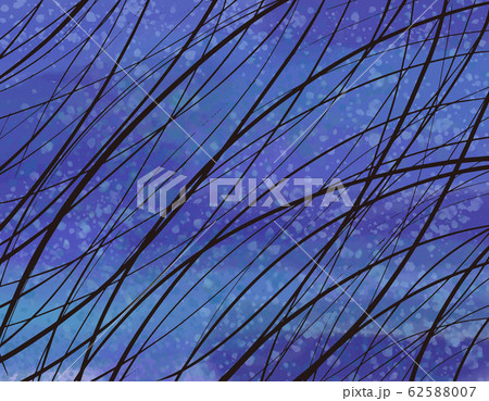 ファンタジーテイストの水彩風背景　ネイビー 62588007