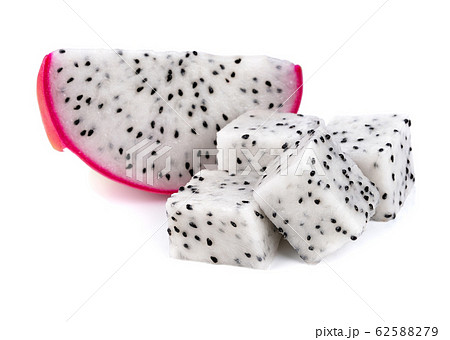 Dragon fruit isolated on white background Dragon fruit isolated on white background 62588279