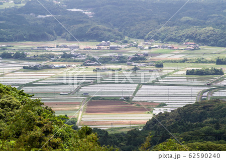千畳敷から眺めた長門の平野 千畳敷から眺めた長門の平野 62590240