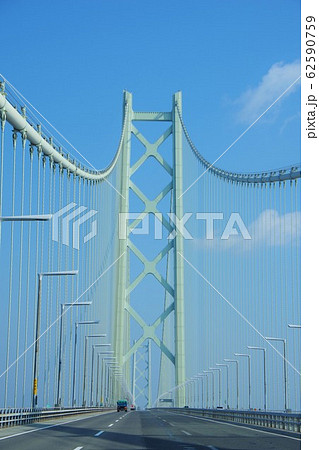 兵庫県　明石海峡大橋 62590759